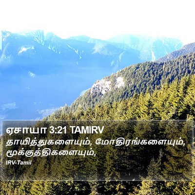 ஏசாயா 3:21 TAMIRV Bible Verse Image