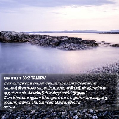 ஏசாயா 30:2 TAMIRV Bible Verse Image