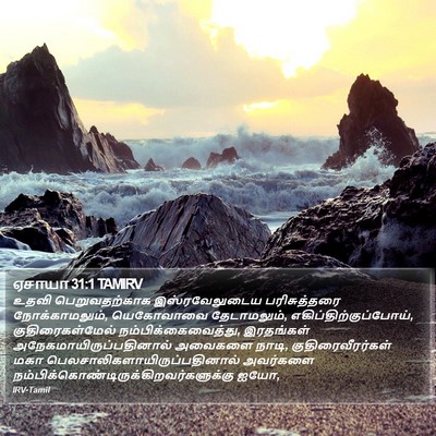 ஏசாயா 31:1 TAMIRV Bible Verse Image