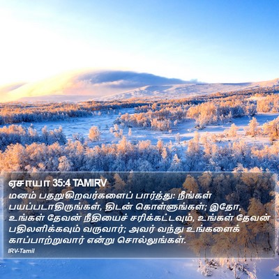 ஏசாயா 35:4 TAMIRV Bible Verse Image