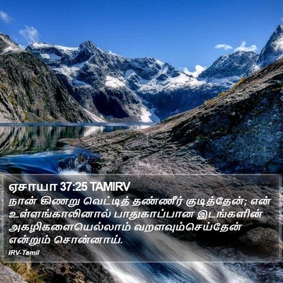 ஏசாயா 37:25 TAMIRV Bible Verse Image