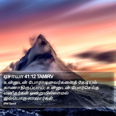 ஏசாயா 41:12 TAMIRV Bible Verse Image