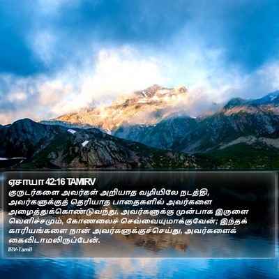 ஏசாயா 42:16 TAMIRV Bible Verse Image