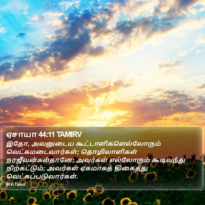 ஏசாயா 44:11 TAMIRV Bible Verse Image