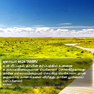 ஏசாயா 44:24 TAMIRV Bible Verse Image
