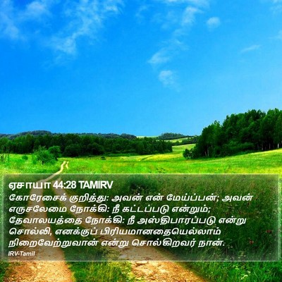 ஏசாயா 44:28 TAMIRV Bible Verse Image