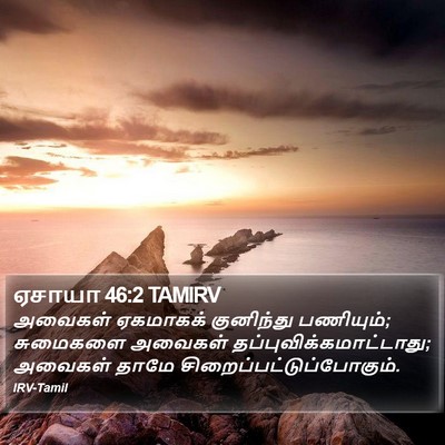 ஏசாயா 46:2 TAMIRV Bible Verse Image