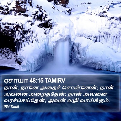 ஏசாயா 48:15 TAMIRV Bible Verse Image