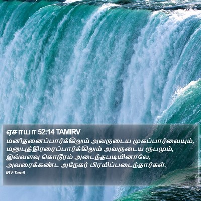 ஏசாயா 52:14 TAMIRV Bible Verse Image