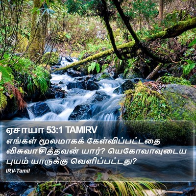 ஏசாயா 53:1 TAMIRV Bible Verse Image