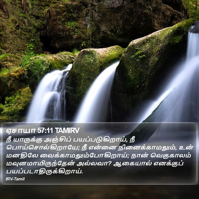 ஏசாயா 57:11 TAMIRV Bible Verse Image