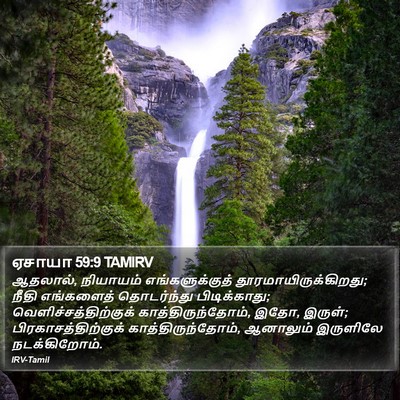 ஏசாயா 59:9 TAMIRV Bible Verse Image