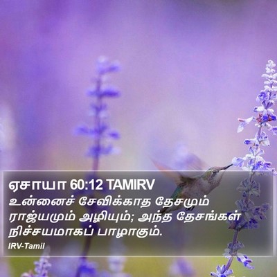 ஏசாயா 60:12 TAMIRV Bible Verse Image