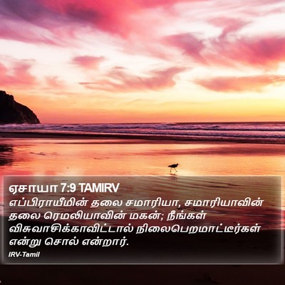 ஏசாயா 7:9 TAMIRV Bible Verse Image