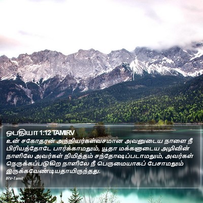 ஒபதியா 1:12 TAMIRV Bible Verse Image