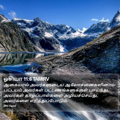 ஓசியா 11:6 TAMIRV Bible Verse Image