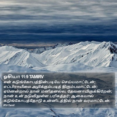 ஓசியா 11:9 TAMIRV Bible Verse Image