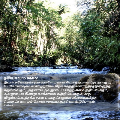 ஓசியா 13:15 TAMIRV Bible Verse Image