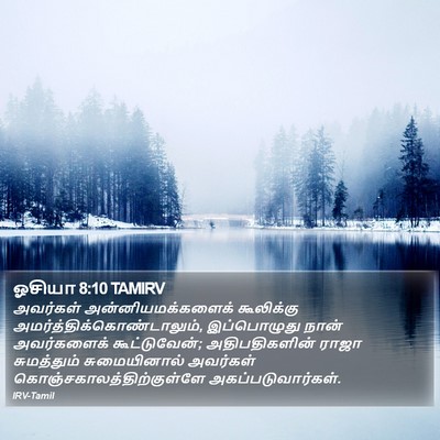 ஓசியா 8:10 TAMIRV Bible Verse Image