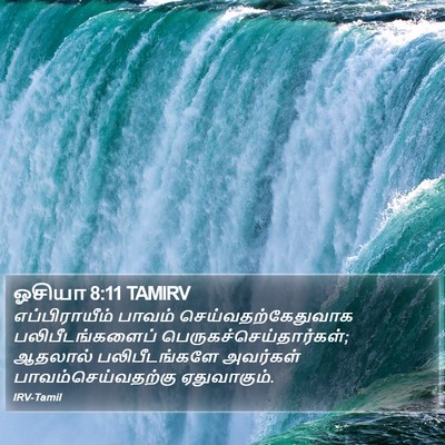 ஓசியா 8:11 TAMIRV Bible Verse Image