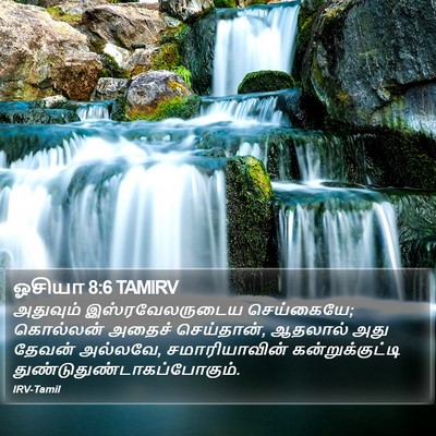 ஓசியா 8:6 TAMIRV Bible Verse Image