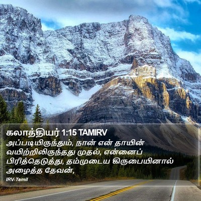 கலாத்தியர் 1:15 TAMIRV Bible Verse Image