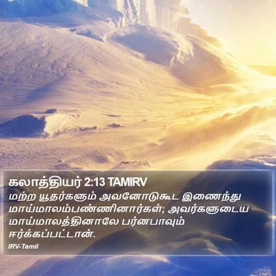 கலாத்தியர் 2:13 TAMIRV Bible Verse Image
