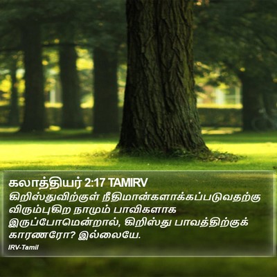 கலாத்தியர் 2:17 TAMIRV Bible Verse Image