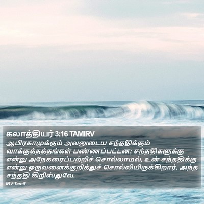 கலாத்தியர் 3:16 TAMIRV Bible Verse Image