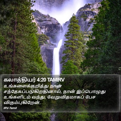 கலாத்தியர் 4:20 TAMIRV Bible Verse Image