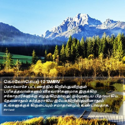 கொலோசெயர் 1:2 TAMIRV Bible Verse Image