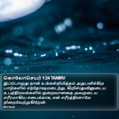 கொலோசெயர் 1:24 TAMIRV Bible Verse Image