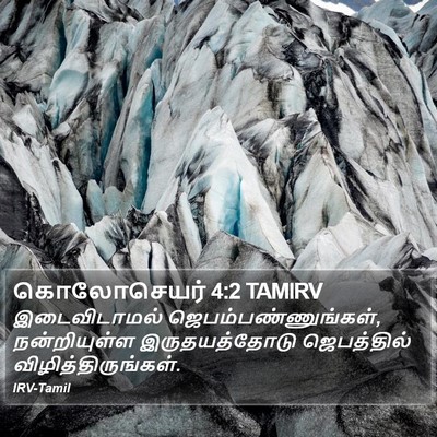கொலோசெயர் 4:2 TAMIRV Bible Verse Image