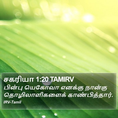 சகரியா 1:20 TAMIRV Bible Verse Image