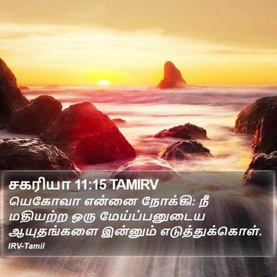 சகரியா 11:15 TAMIRV Bible Verse Image
