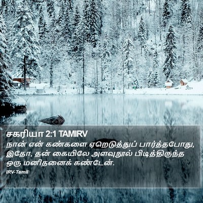 சகரியா 2:1 TAMIRV Bible Verse Image