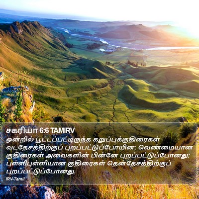 சகரியா 6:6 TAMIRV Bible Verse Image