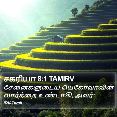 சகரியா 8:1 TAMIRV Bible Verse Image