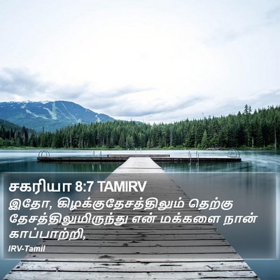 சகரியா 8:7 TAMIRV Bible Verse Image