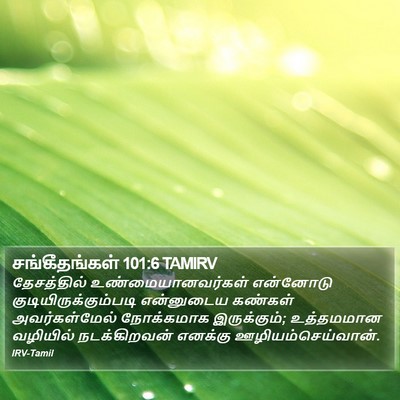 சங்கீதங்கள் 101:6 TAMIRV Bible Verse Image