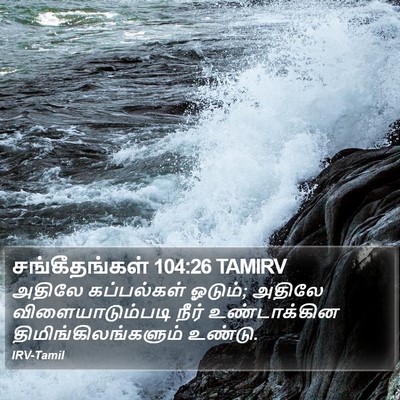 சங்கீதங்கள் 104:26 TAMIRV Bible Verse Image