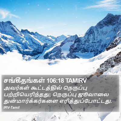 சங்கீதங்கள் 106:18 TAMIRV Bible Verse Image