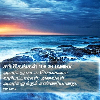 சங்கீதங்கள் 106:36 TAMIRV Bible Verse Image