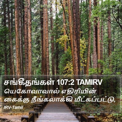 சங்கீதங்கள் 107:2 TAMIRV Bible Verse Image