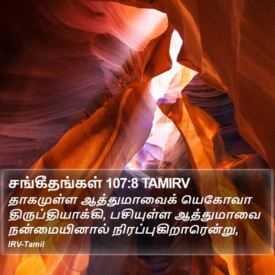 சங்கீதங்கள் 107:8 TAMIRV Bible Verse Image