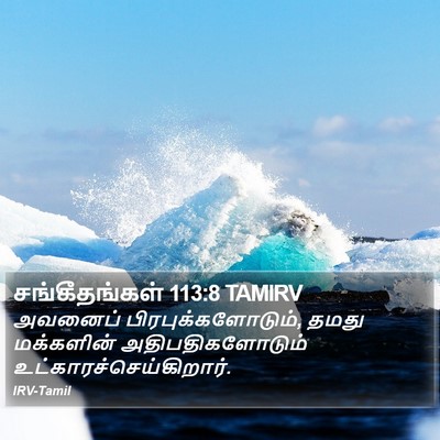 சங்கீதங்கள் 113:8 TAMIRV Bible Verse Image