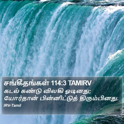 சங்கீதங்கள் 114:3 TAMIRV Bible Verse Image