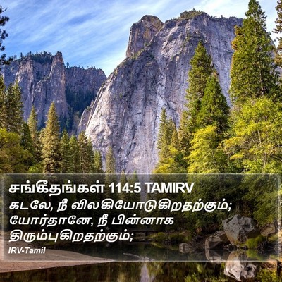சங்கீதங்கள் 114:5 TAMIRV Bible Verse Image