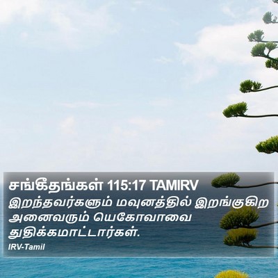 சங்கீதங்கள் 115:17 TAMIRV Bible Verse Image