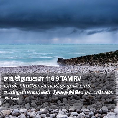 சங்கீதங்கள் 116:9 TAMIRV Bible Verse Image